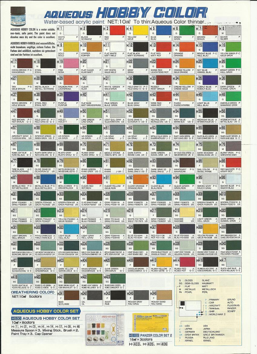 COLORI BASE ACQUA HOBBY COLOR 