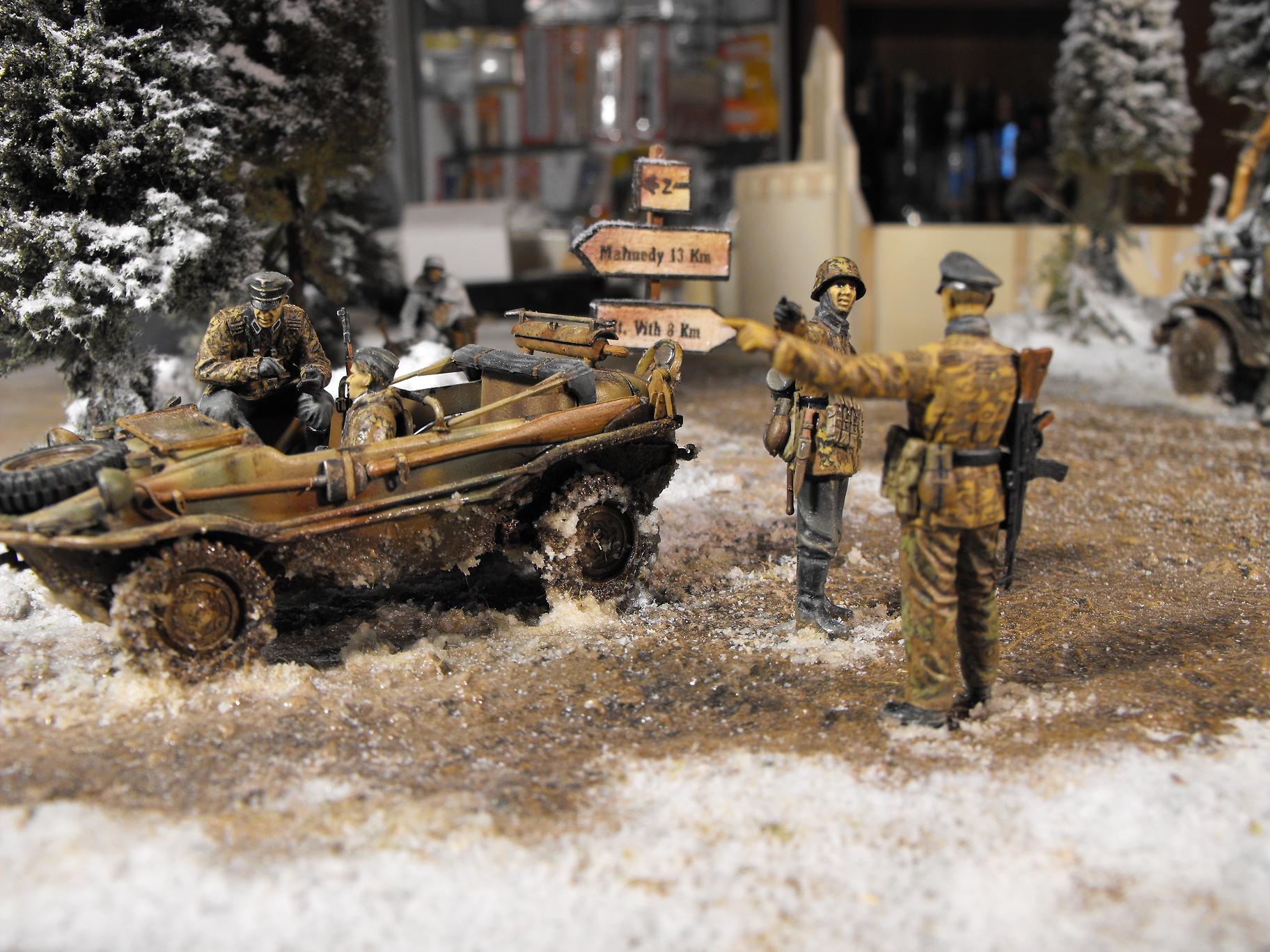 DIORAMA SCALA 1/35 17 DICEMBRE 1944 ARDENNE