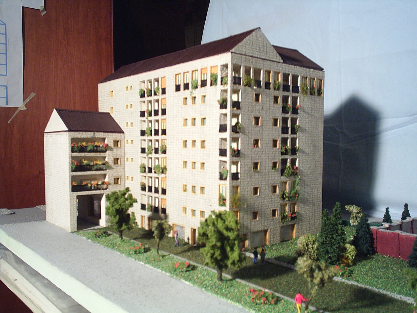 Plastico Architettonico scala 1:100 Viale Palmanova Milano